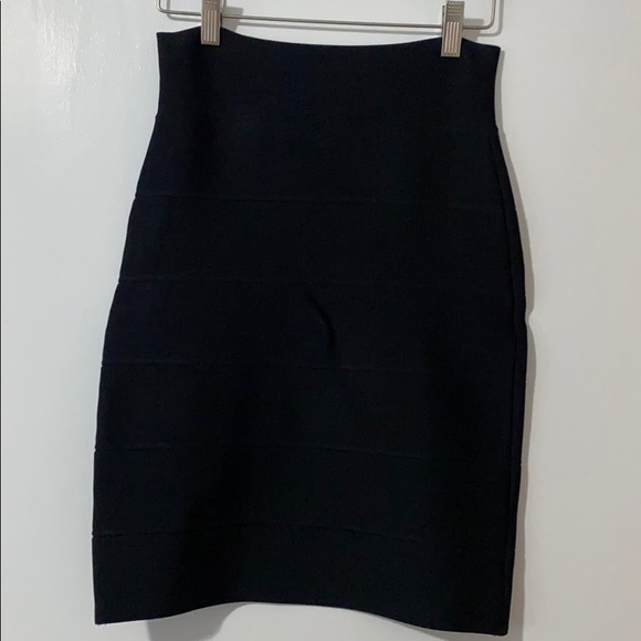BCBG Maxazria bandage color block skirt - Picture 2 of 4